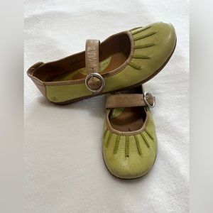 Born Lime Green Mary Janes